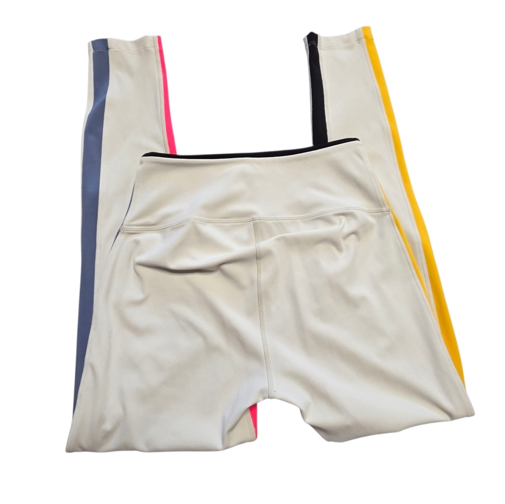 Splits59 Leggings Sam High Waist Techflex 7/8 Pants White Colorblock Medium - Picture 5 of 8